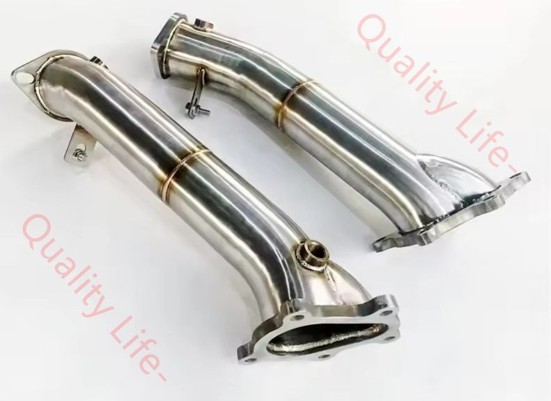 日産 R35 GT-R 触媒ストレート ダウンパイプ フロントパイプ 第1触媒 中間 Y字 センターマフラー GTR VR38DETT FFCRYSTALESIA_COM