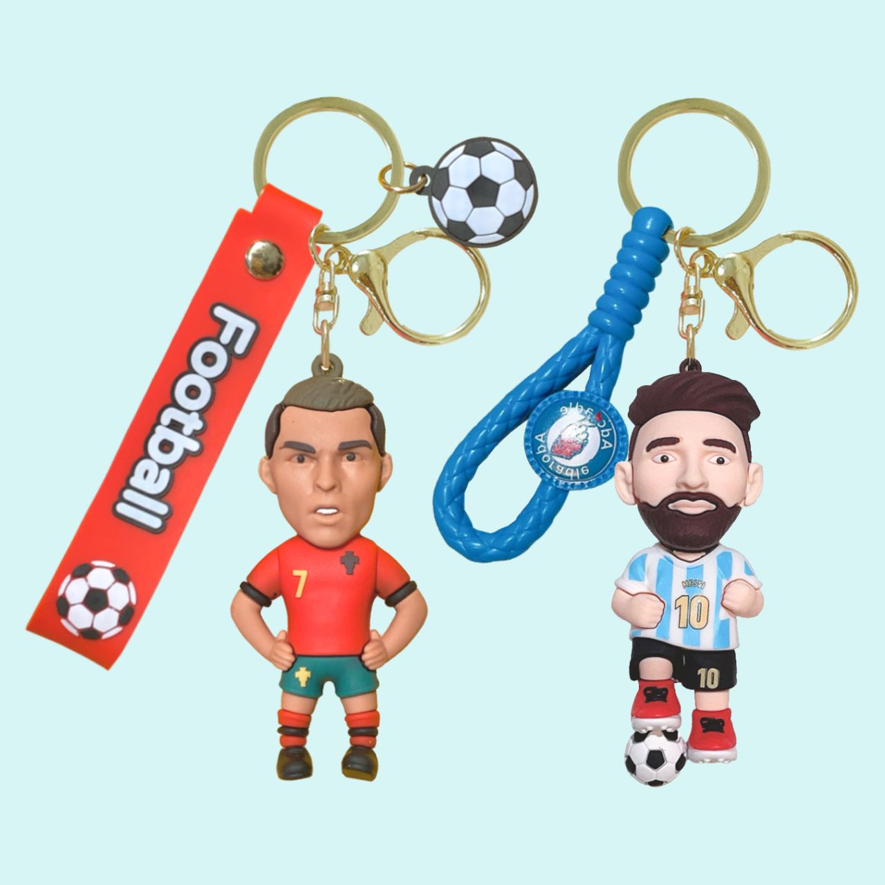 サッカー選手 キーホルダー - メルカリ