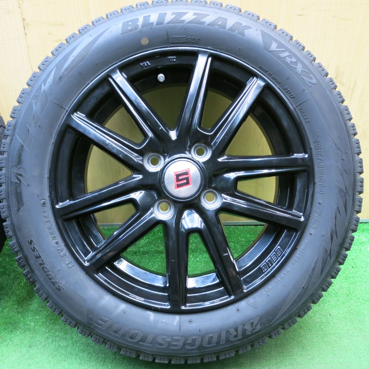 4本価格☆スタッドレス 155/65R14 ブリヂストン ブリザック VRX2 SEIN 