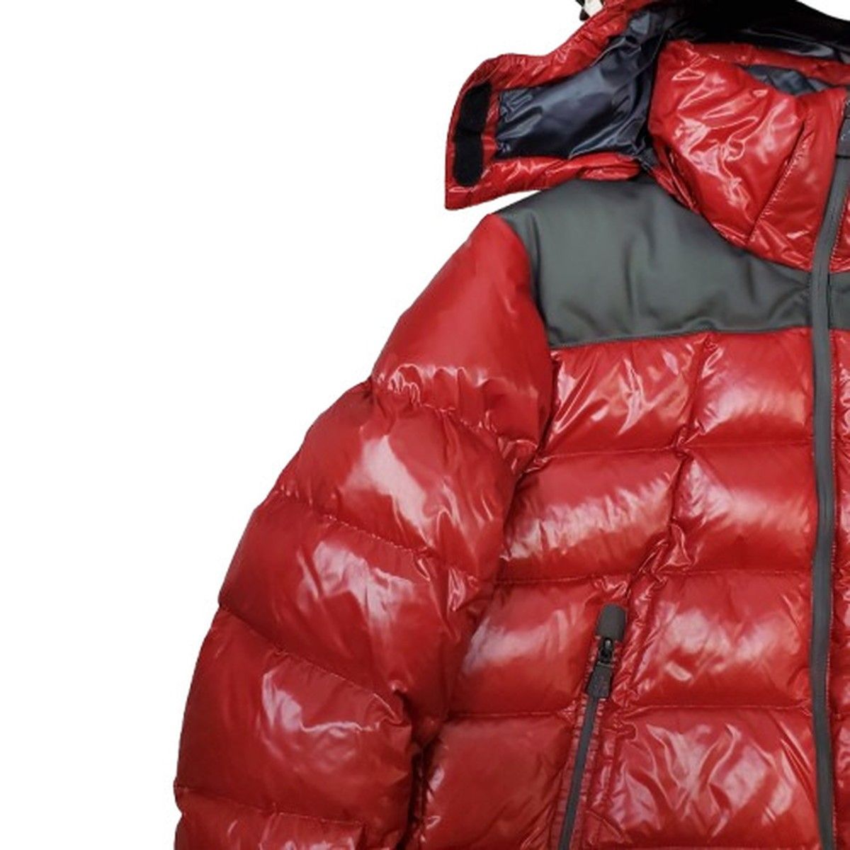 MONCLER モンクレール GRENOBLE グルノーブル SANCY GIUBBOTTO ダウンジャケット サンシー レッド メンズ 2  正規代理店品 - メルカリ