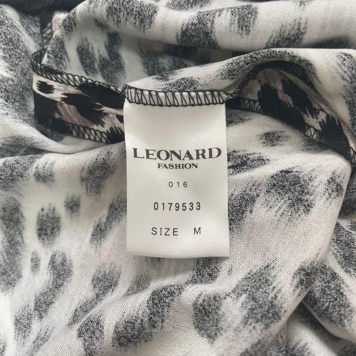 レオナール　Leonard Tシャツ　レオパード　ヒョウ柄レディース