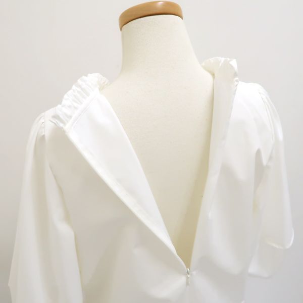 bow.a tubomi blouse ブラウス bow.a つぼみ ブラウス ホワイト ＃F 五分袖 TUBOMI TSUBOMI