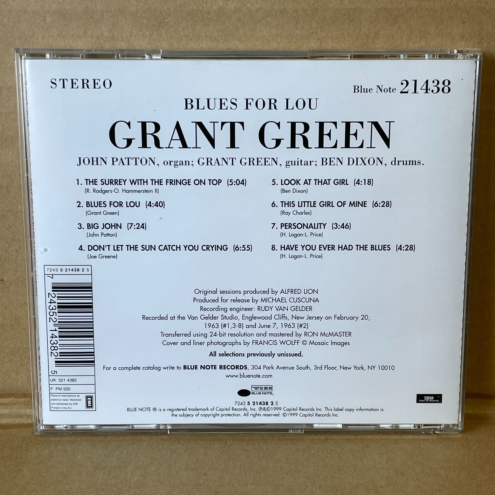 輸入盤ジャズギターJAZZ CD グラントグリーン GRANT GREEN ブルース