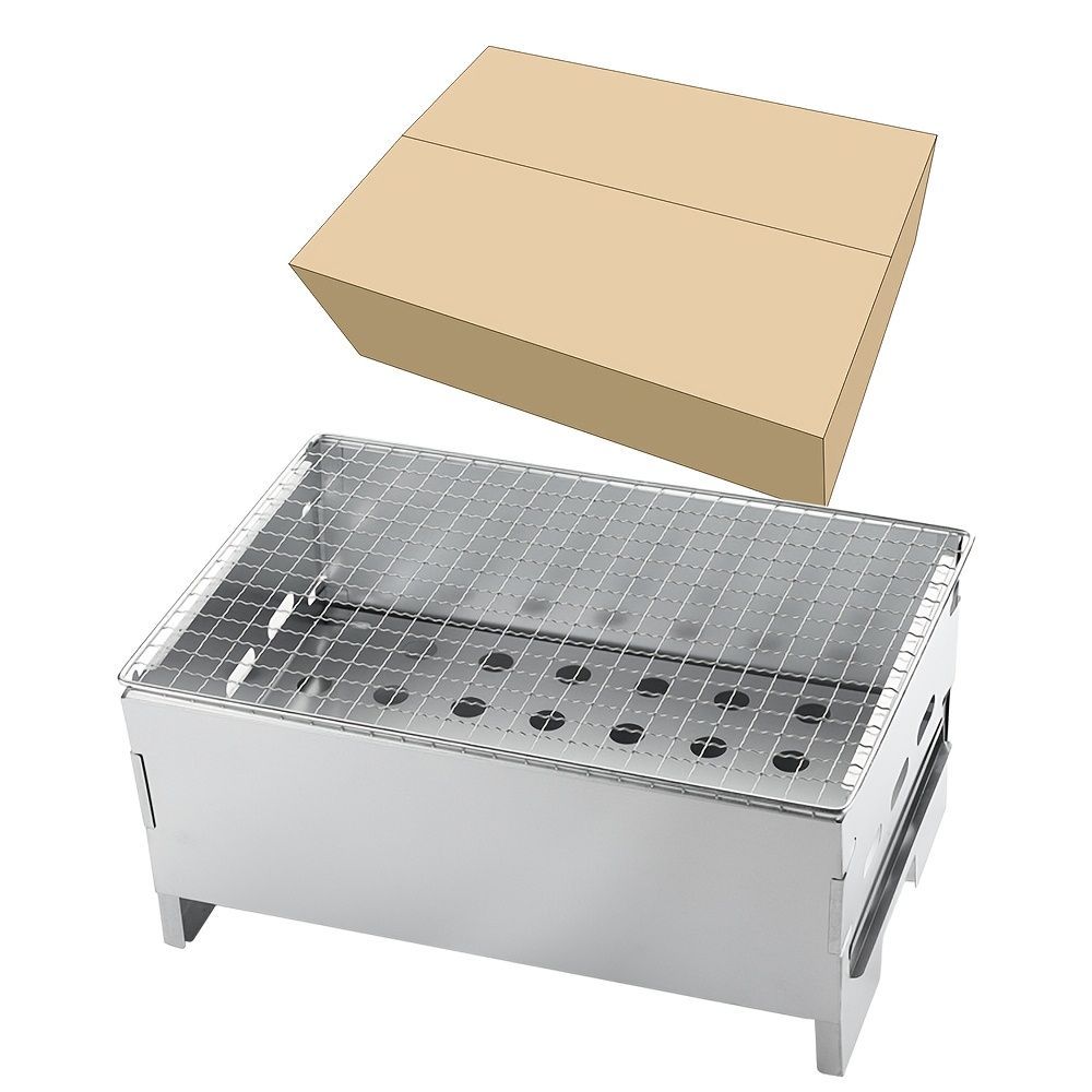 ステンレススチール製ポータブルBBQグリル