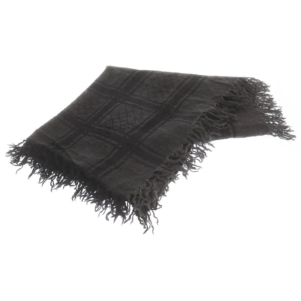 GUCCI GGマフラー ブラック 中古・古着通販】GUCCI (グッチ) マフラー ブラック｜ブランド