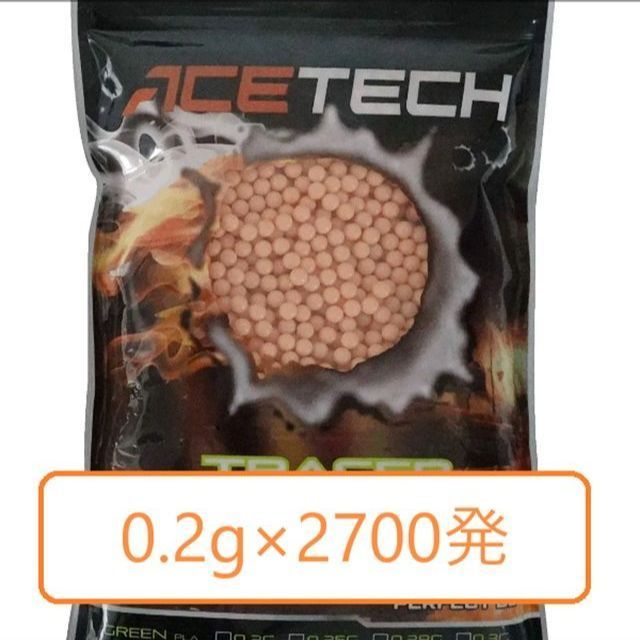 【新着商品】【 Acetech 】 蓄光BB弾｜発光BB弾　(赤_サイズ:0.20g 2700発)