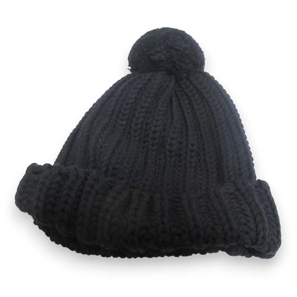 未使用 GUCCI グッチ 2022年製 ウール100％ ロゴタグ ビーニー ニット