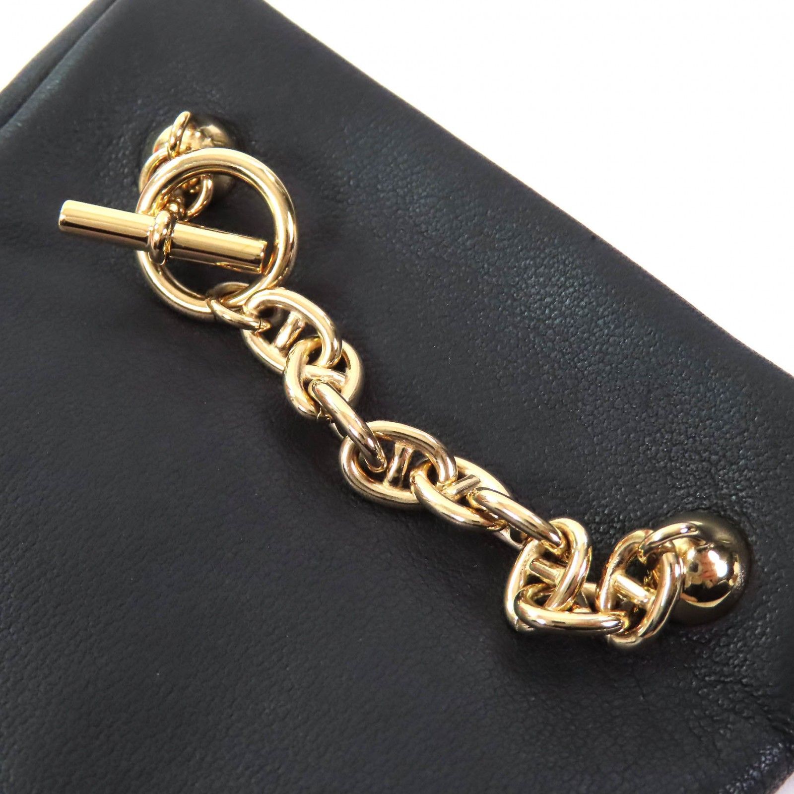 美品　定価20万 エルメス　ラムレザー　ロンググローブ　スタッズ　箱　6.5 美品 定価20万 エルメス ラムレザー ロンググローブ スタッズ 箱