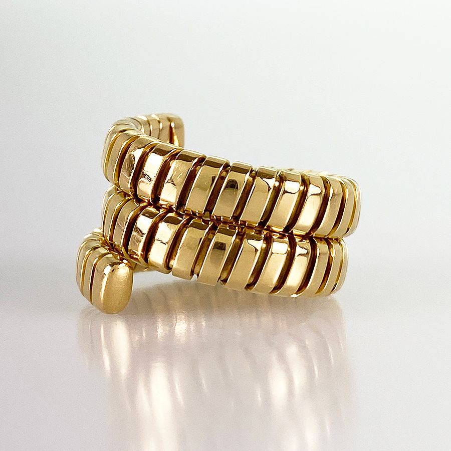 【中古】 In Differenze SusannaParigi ブルガリ BVLGARI トゥボガス K18YG 12号(52) リング sss【中古