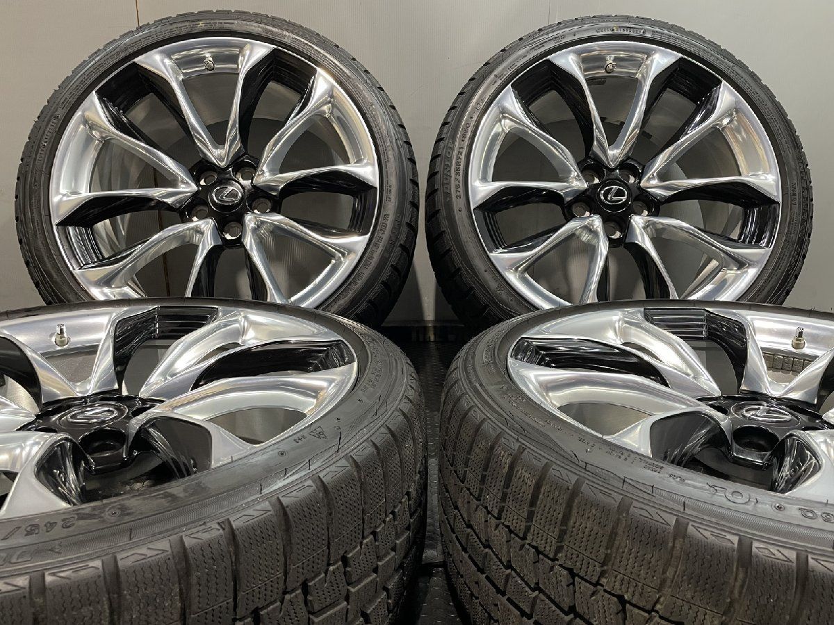 走行短め DL WM01 245 40RF21 275 35RF21 スタッドレス LEXUS LC 純正ホイール 21インチ 8.5J 9.5J5HPCD120 25 21年製 MTO493