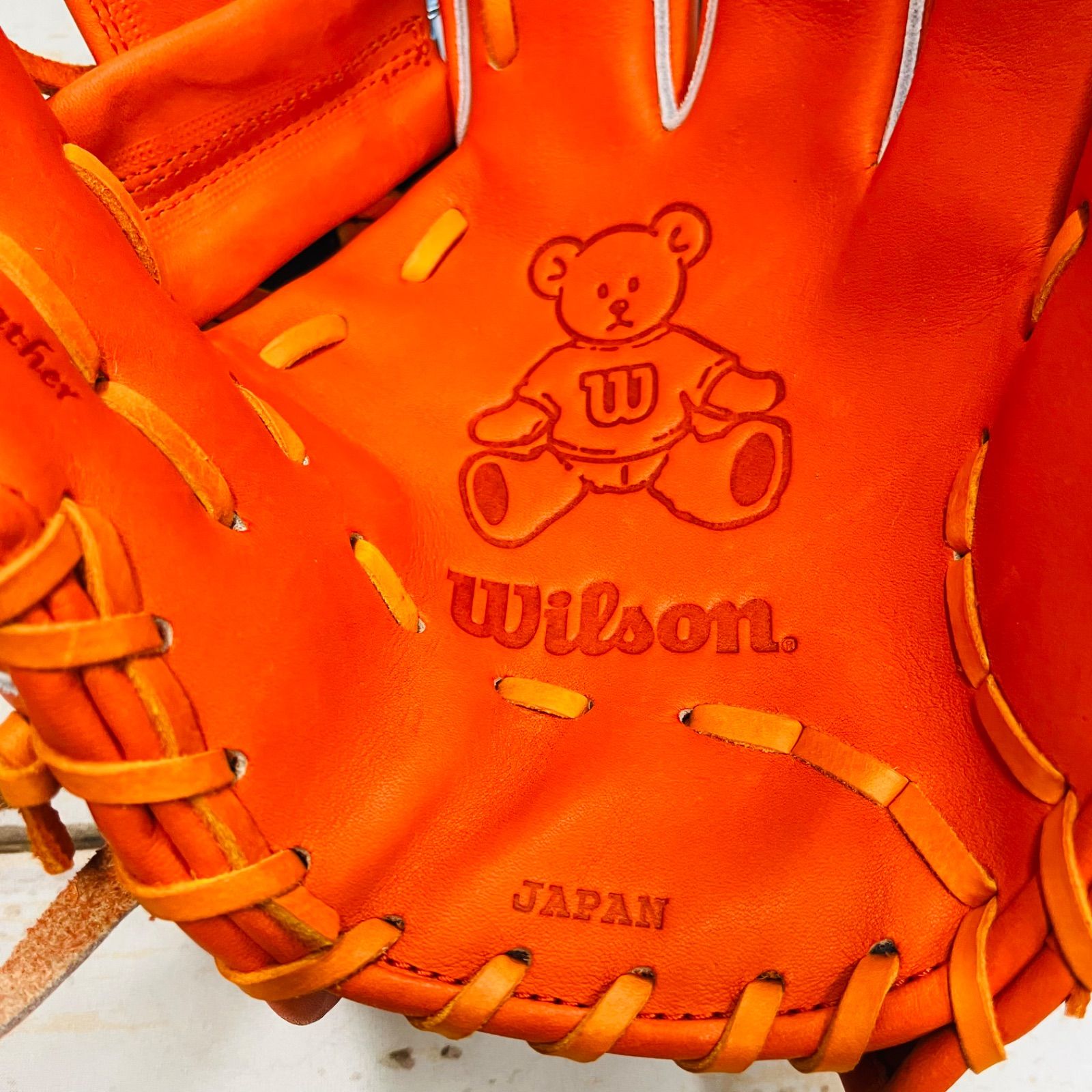 Wilson キャッチャーミット 日本製 キャメル　ウイルソンスタッフ Wilson キャッチャーミット 日本製 キャメル ウイルソンスタッフ