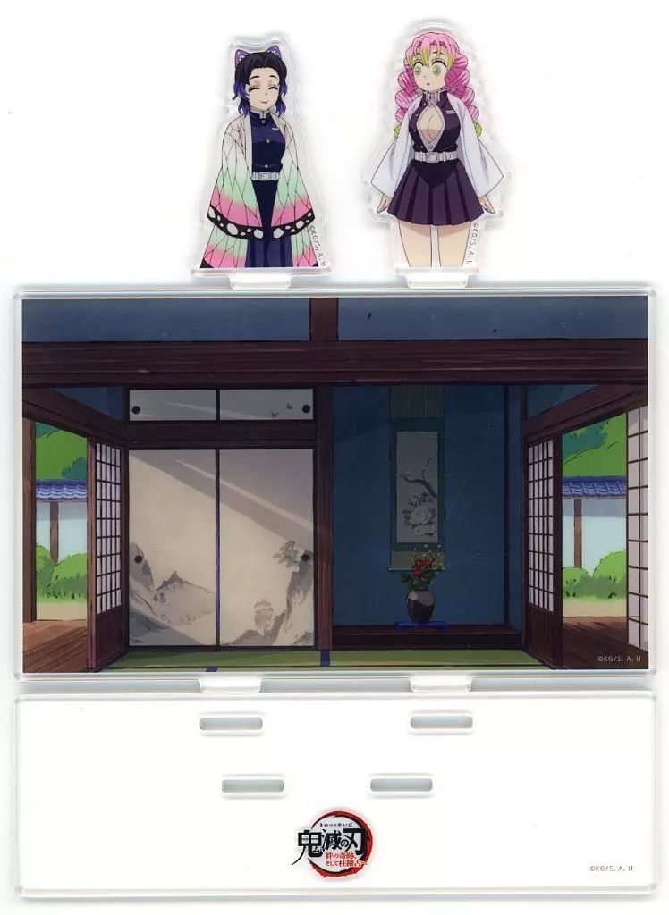 中古】アクリルスタンド・アクリルパネル 胡蝶しのぶ＆甘露寺蜜璃 み