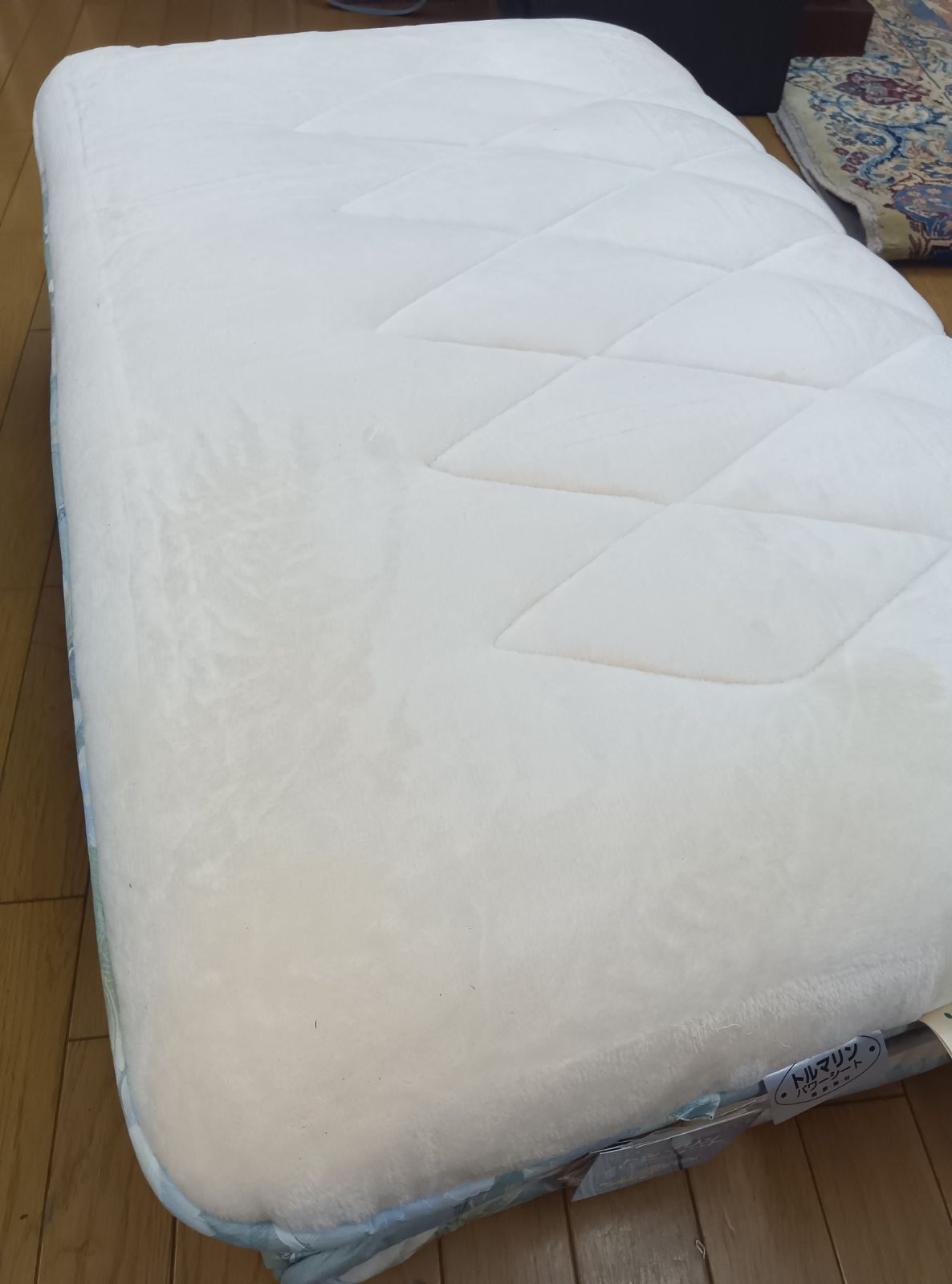 敷布団 敷パット シングル トルマリンシート 備長炭不織シート