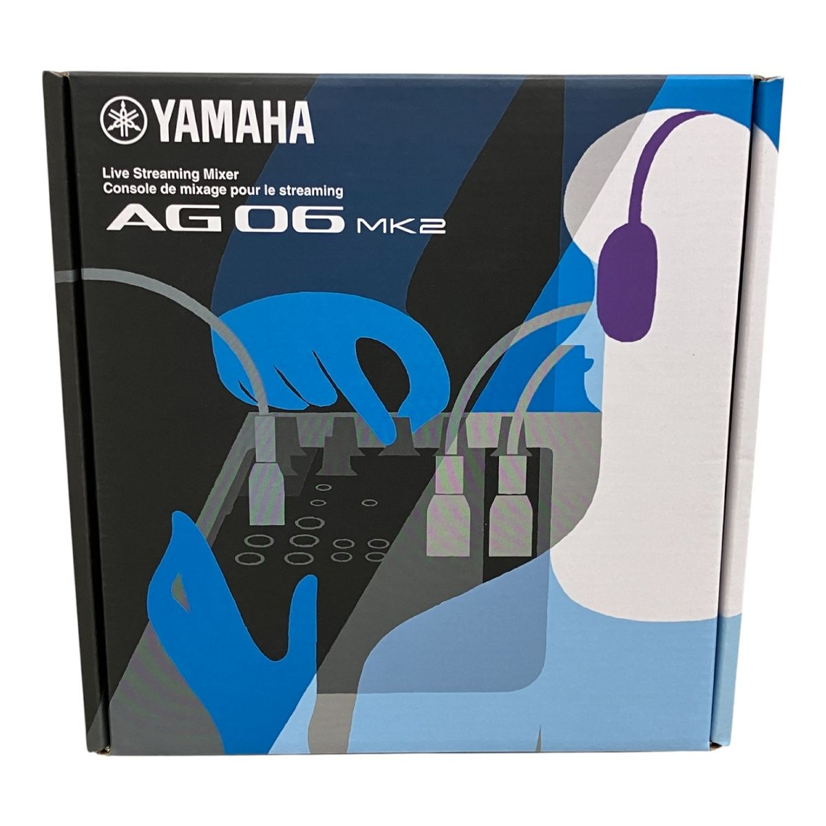 YAMAHA AG06 MK2 オーディオインターフェース【美品】 Yamaha AG06 Mk2 Live Streaming Mixer and USB Audio Interface