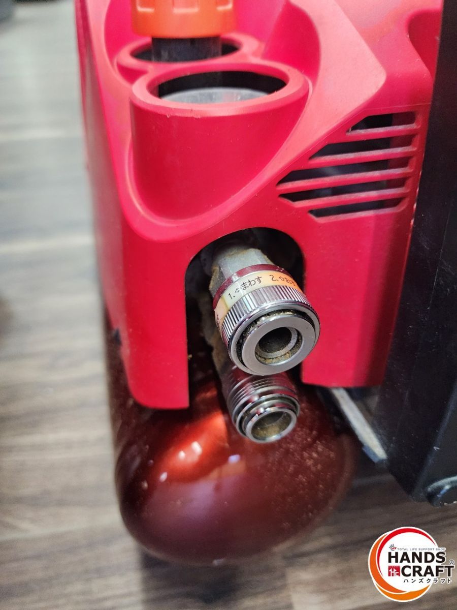 ♭【中古美品】MAX マックス エアコンプレッサー AK-HL1270E2 高圧2口 