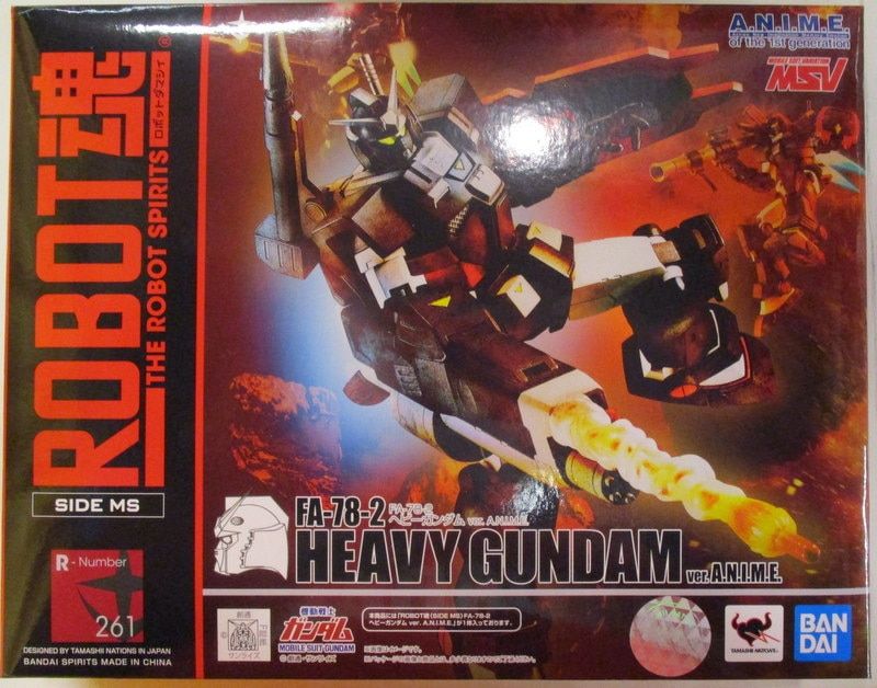 BANDAI SPIRITS ROBOT魂u003cSIDE MSu003e 機動戦士ガンダム MSV FA-78-2 ヘビーガンダム ver. A.N.I.M.E. 261