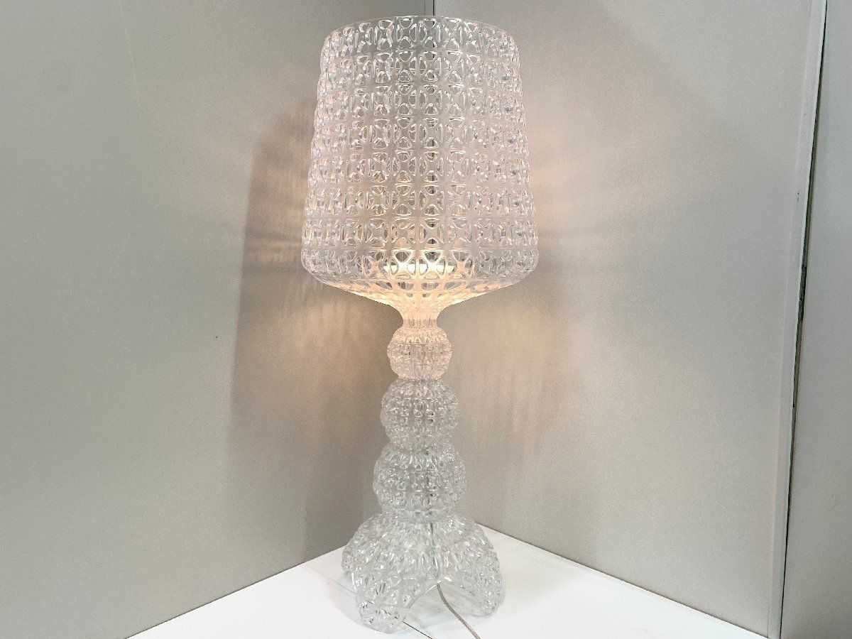カルテル Kartell ミニカブキ MINI KABUKI 照明 テーブルランプ フロアランプ クリスタル LED光源 雑貨 動作 済み 定価7.6万 他1143