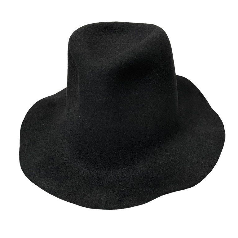 REINHARD PLANK SPAVENTA LAPIN SB BLACK HAT ラビットファーフェルト