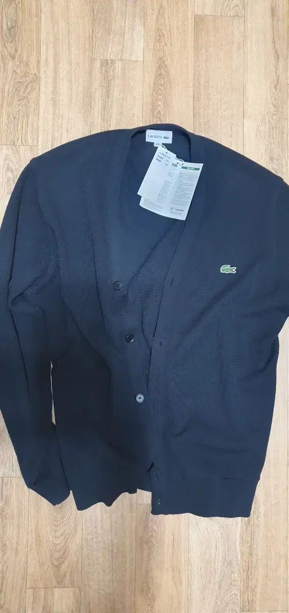 LACOSTE(ラコステ) カーディガン ドンギル・デ・バングル 黒 5