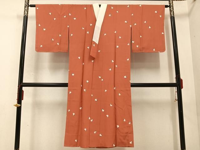 平和屋着物●長襦袢 無双仕立て お多福 正絹 AABC6815ph