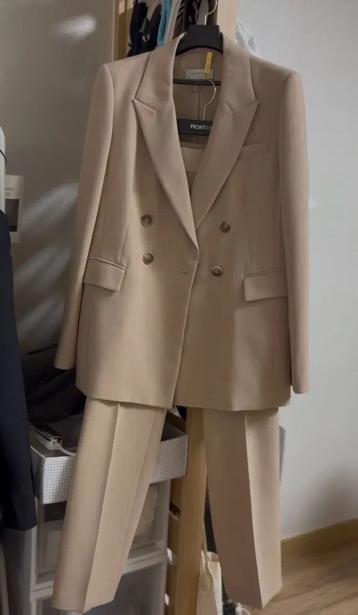 Kenneth Lady ベージュ ブレーザー セットアップ