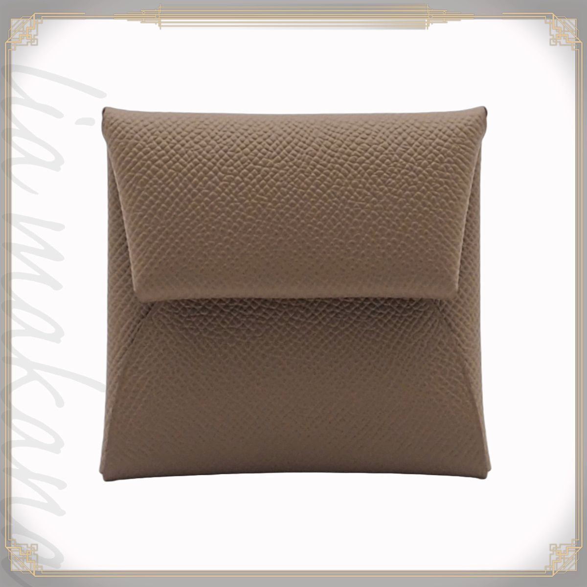 N 新品/未使用品】HERMES エルメス バスティア エトゥープ ベージュ 
