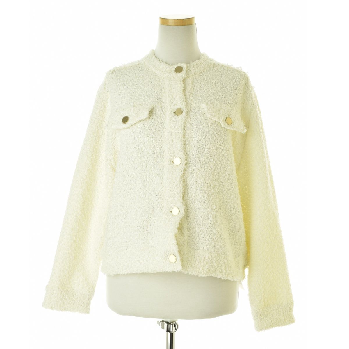 BALLSEY】25SS 11025102004 ミックスツイード クルーネック 