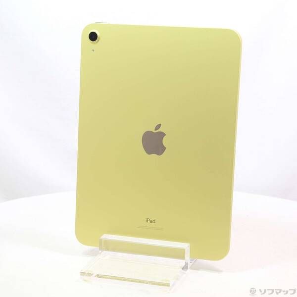 【未使用】iPad10世代 64GB イエロー 展示品〕 iPad 第10世代 64GB イエロー MPQ23J／A Wi-Fi【262