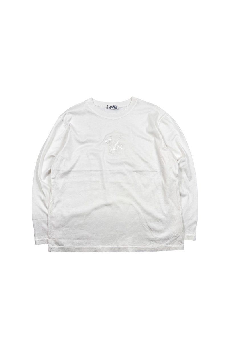 HERMES long-sleeve T-shirt エルメス 長袖Tシャツ イタリア製