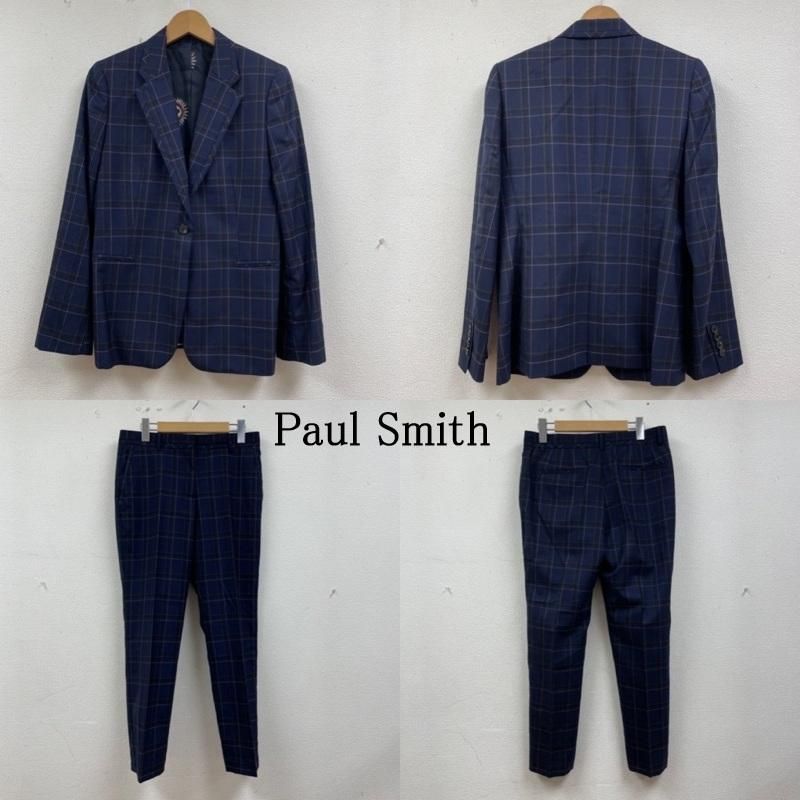 Paul Smith ネイビーチェック ビジネススーツ M2（ネイビー