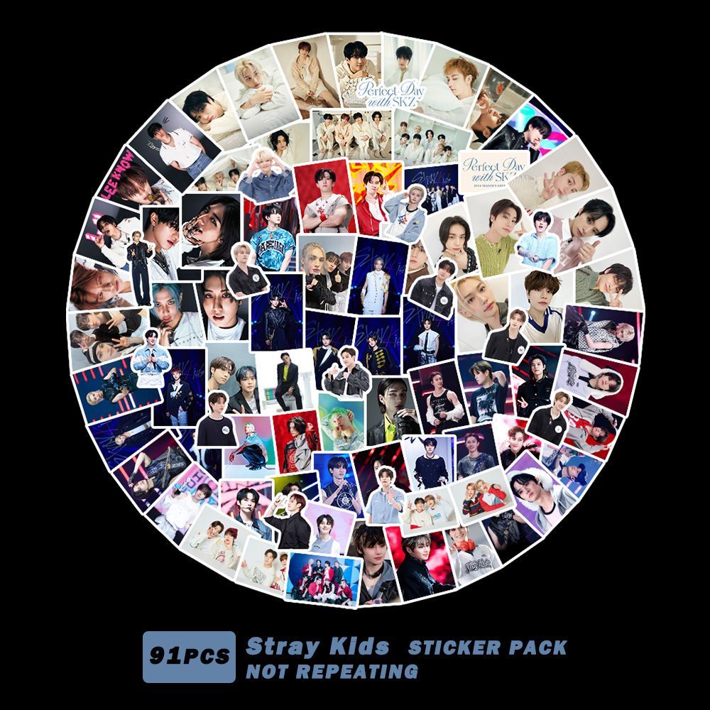 Stray Kidsシール91枚 スキズ 防水 ステッカーPerfect Day with - メルカリ