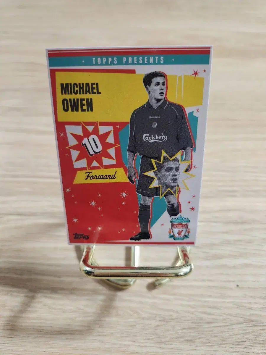 リバプール　マイケルオーウェン リバプールFC マイケル・オーウェン トレーディングカード 24