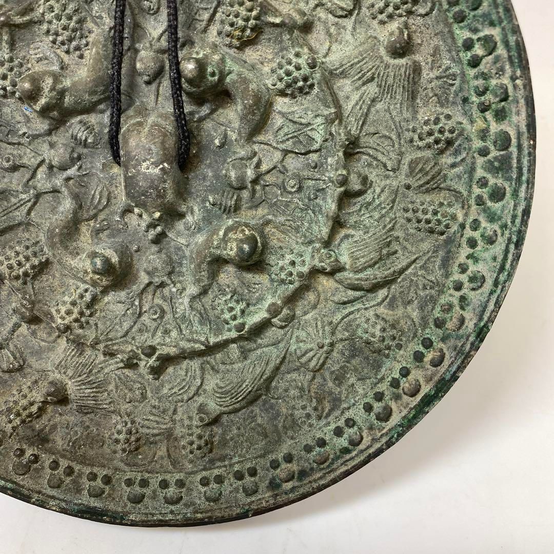 中国古玩 海獣葡萄鏡