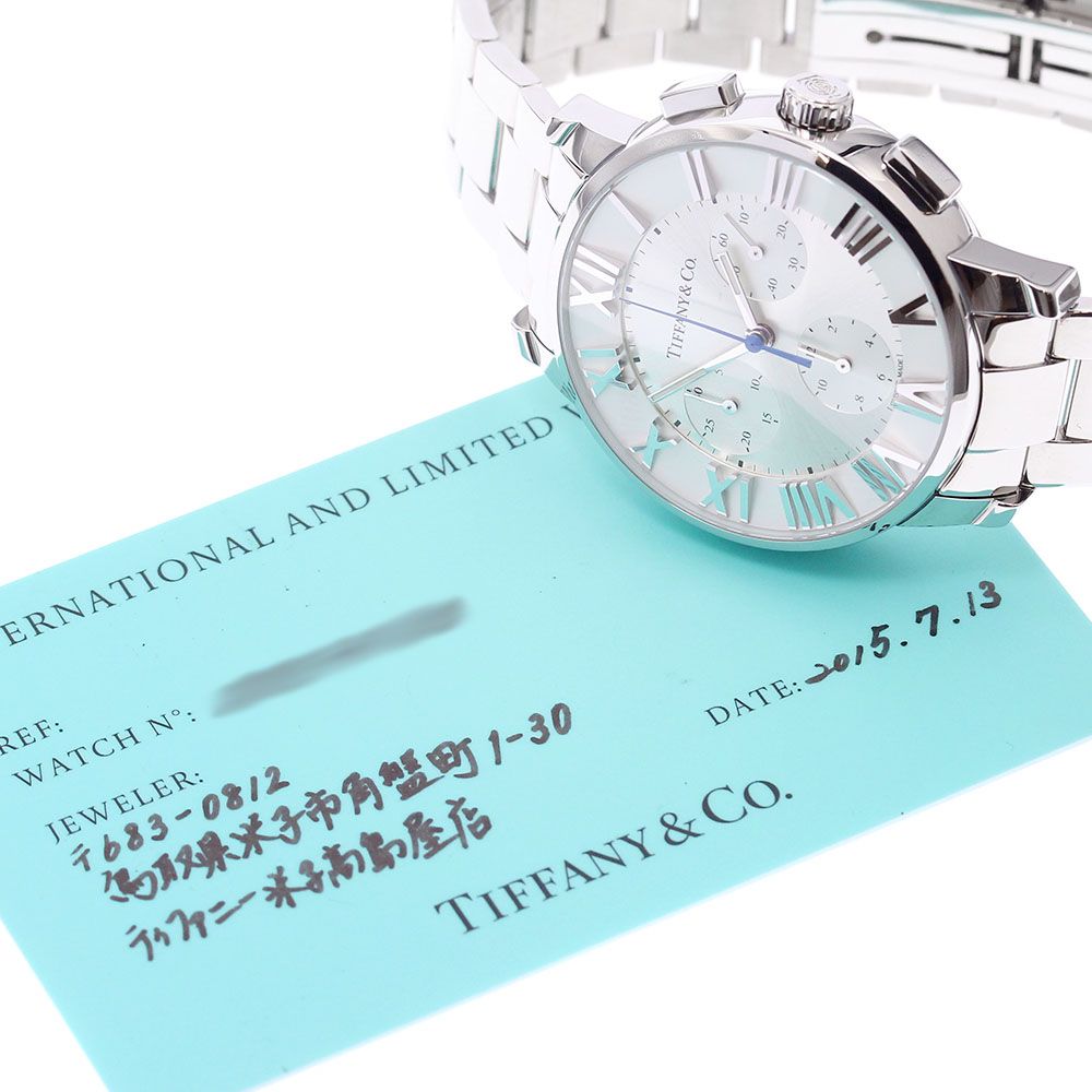 美品 ティファニーTIFFANY&CO アトラスドーム デイト腕時計 箱 411 楽天市場】☆良品☆箱・保証書付き【TIFFANY&Co.】ティファニー