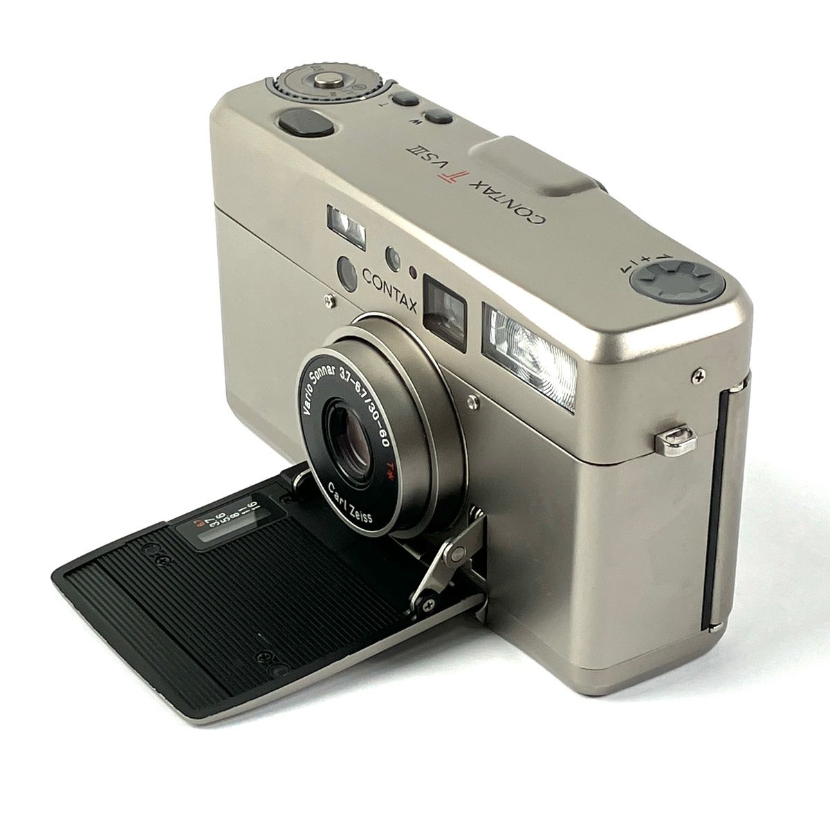 CONTAX TVS コンパクトフィルムカメラ シルバー レンズキャップ付