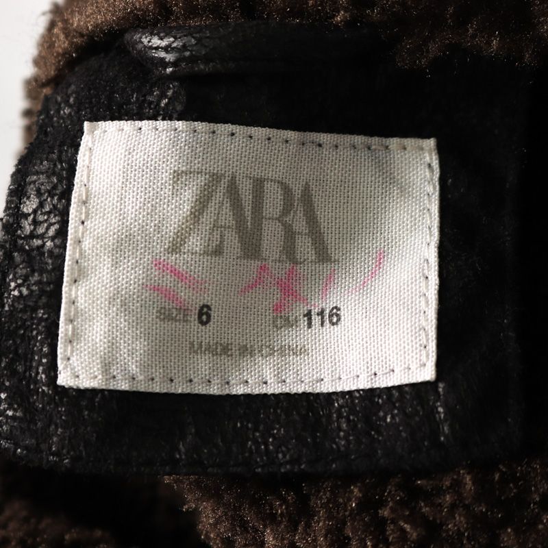 ZARA KIDS ライダース Size 6 116cm ブラック 黒 - ジャケット