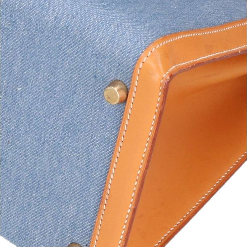 エルメス ケリー35 〇Z刻印 G金具トワルアッシュ/カーフ2way エルメス ケリー35 〇Z刻印 G金具トワルアッシュ/カーフ2way
