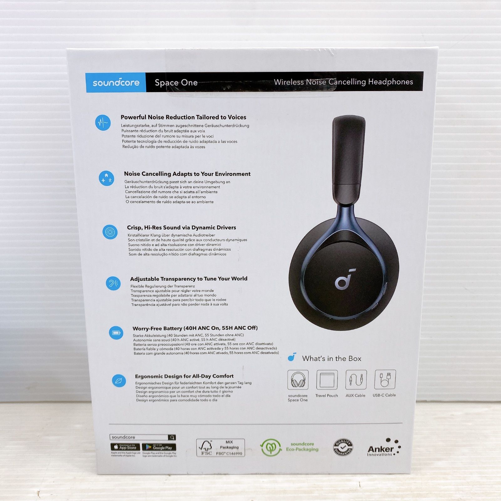 □Soundcore by ANKER SpaceOne ワイヤレスヘッドホン ノイキャン