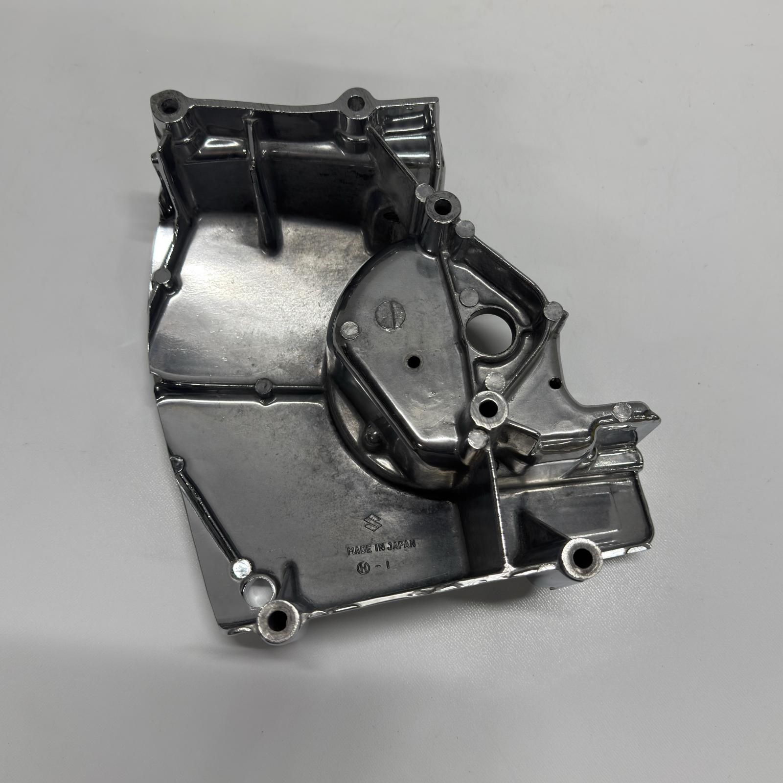 SUZUKI GS750 スプロケットカバー バレル研磨済 スズキ