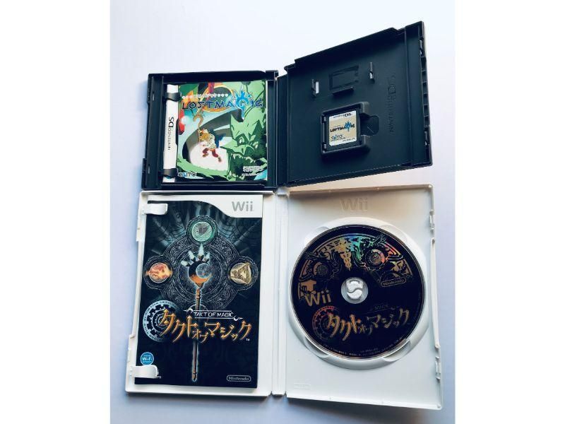  DS Wii ロストマジック タクトオブマジック 攻略本セット クリアーガイドブック コンプリートガイド LOST MAGIC TACT OF ソフト(パッケージ版) Wii
