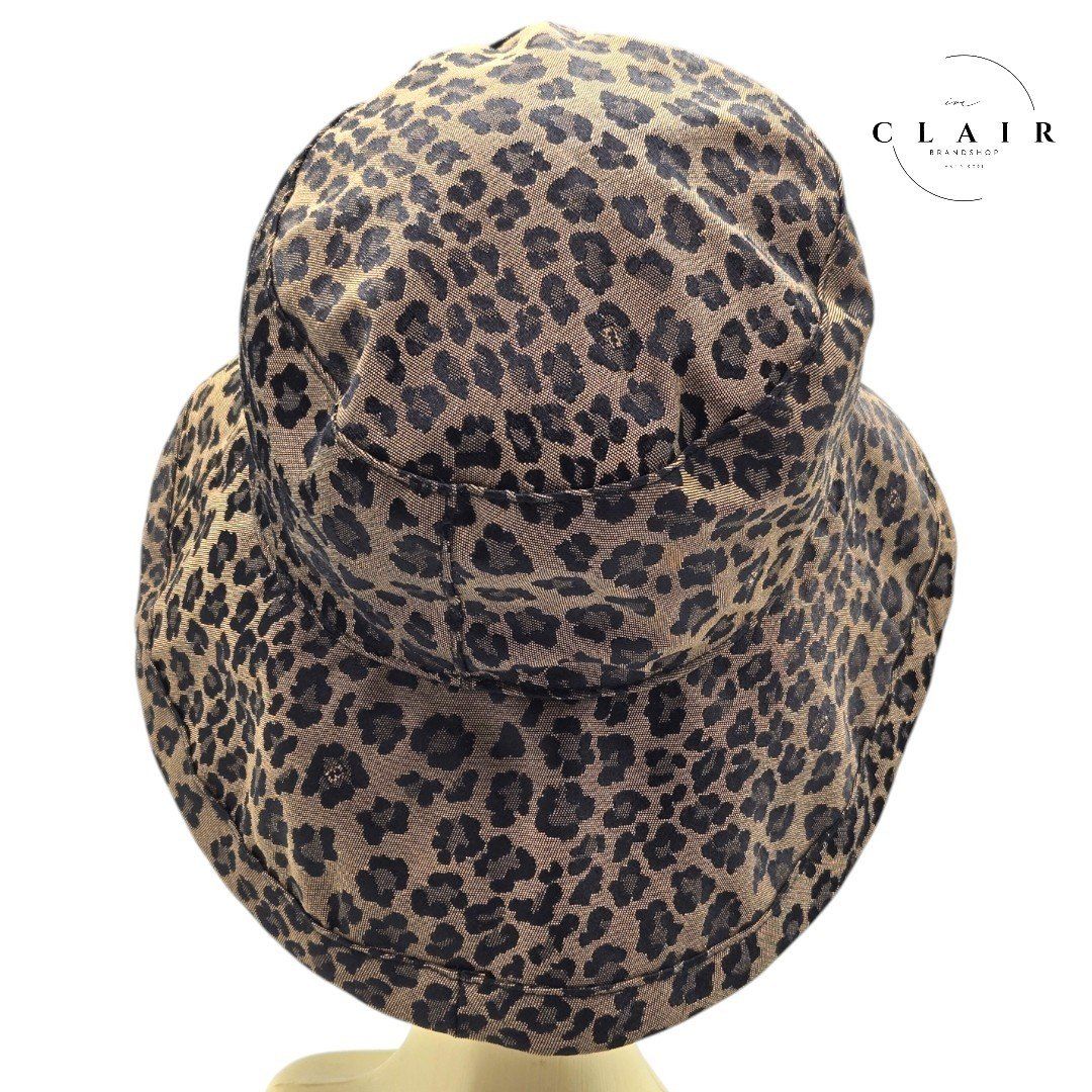 美品】FENDI フェンディ バケットハット レオパード柄