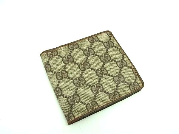 【美品】GUCCI 長財布 オールドグッチ GG柄 PVC カード入れ 美品 オールドグッチ ☆ GG柄 PVC 札入れ 長財布 ブラック