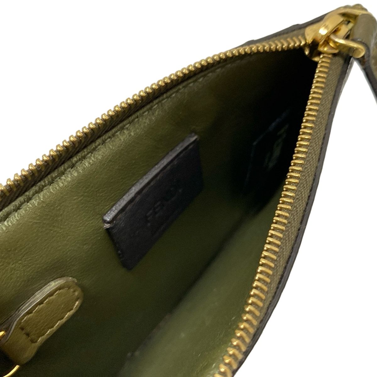 カーキ キーリング付き