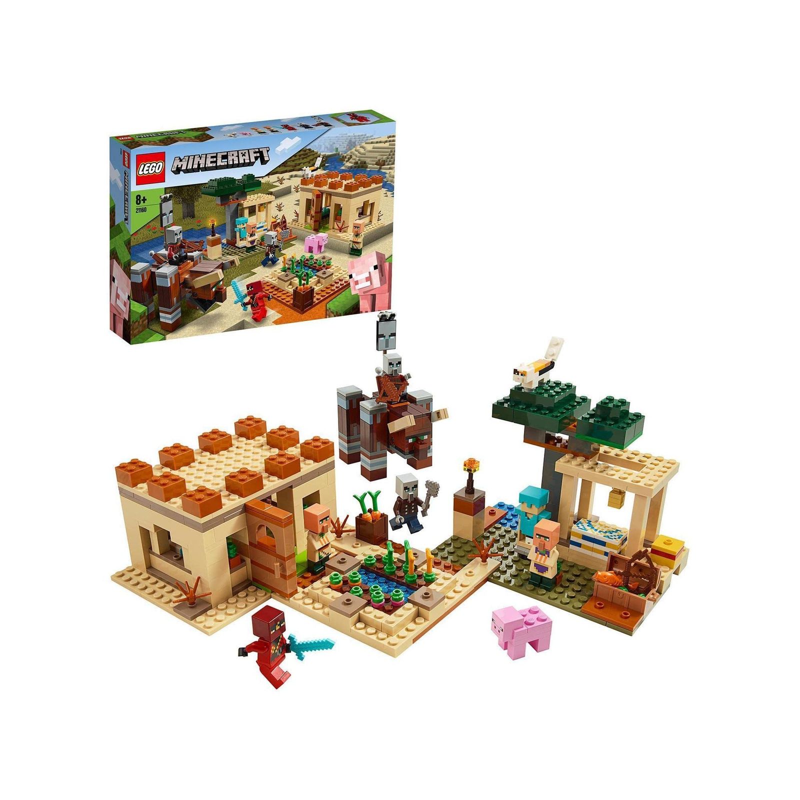 レゴ (LEGO) おもちゃ マインクラフト イリジャーの襲撃 男の子 女の子 マイクラ Minecraft 子供 グッズ ゲーム 玩具 知育玩具 誕生日 プレゼント ギフト レゴブロック 21160 8歳 ～ [単品]
