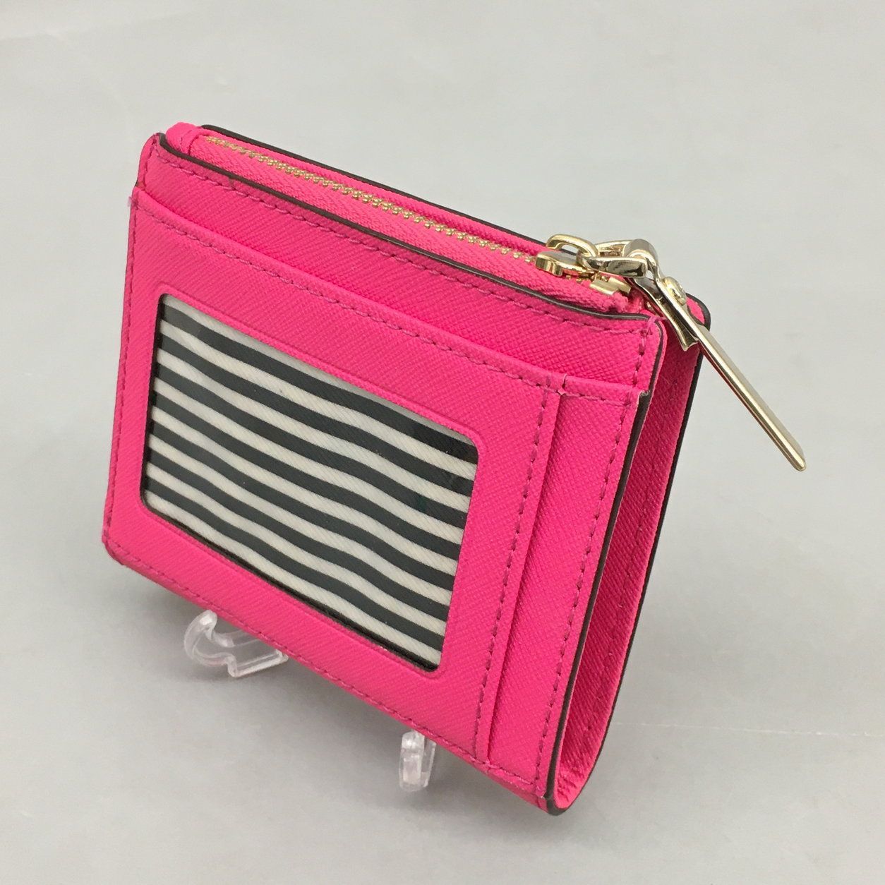 ケイトスペード kate spade 二つ折り財布 パスケース付き