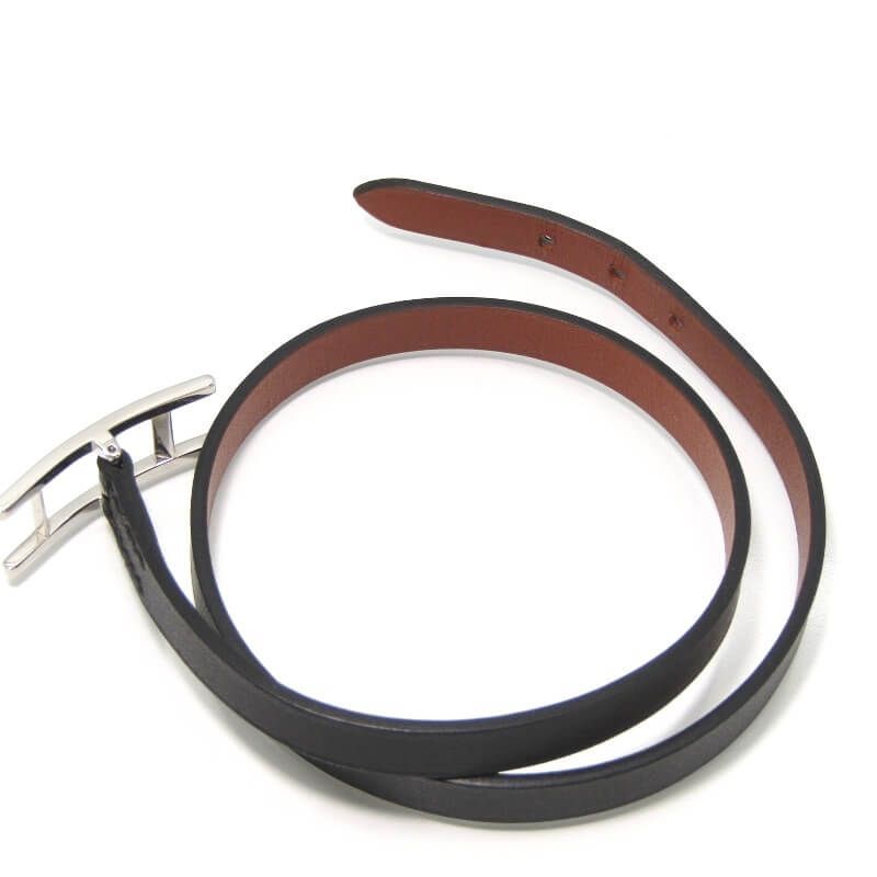 HERMES エルメス レザー ブレスレット リバーシブル エルメス HERMES