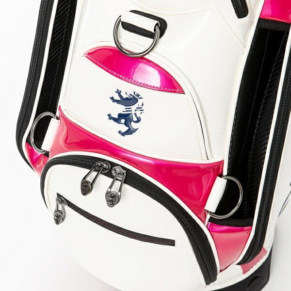 Admiral キャディバッグ ホワイト/ブラック/レッド Admiral キャディ