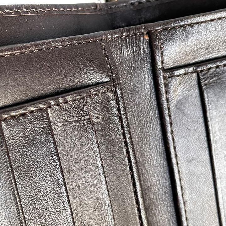 BALLY バリー 折り財布 ホック Bモチーフ柄 ブラウン - メルカリ