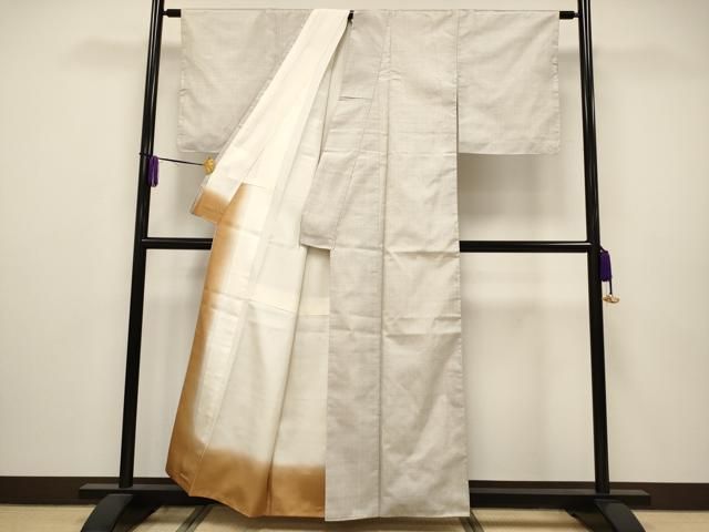 平和屋着物■極上　本場大島紬　白大島　100亀甲　総詰め　逸品　CYAA2763s5 平和屋着物□極上 本場大島紬 白大島 100亀甲 総詰め 逸品 CYAA2763s5