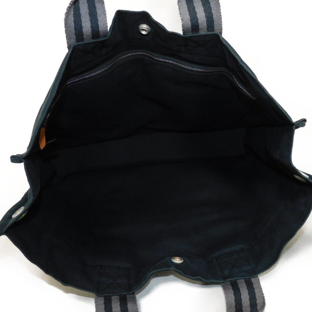 HERMESエルメス フールトゥ MM トートバッグ ブラック グレー